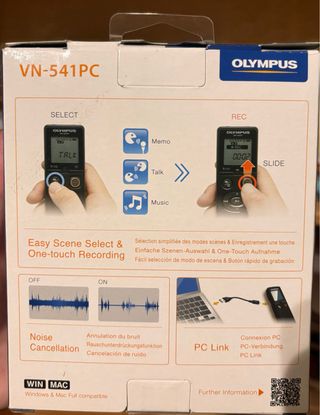 Grabadora Digital Olympus VN-541PC