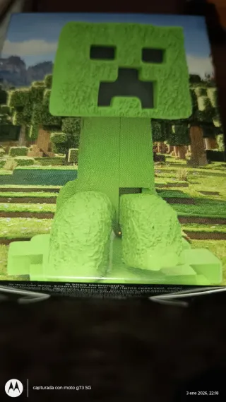 Muñeco Minecraft Creeper Verde