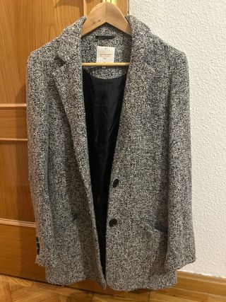Chaqueta americana larga CHYKROMIE gris M