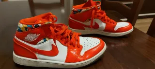 Scarpe Nike Air Jordan Rosse e Bianche