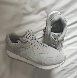 Zapatillas Zara Verde Menta y Plata Talla 41