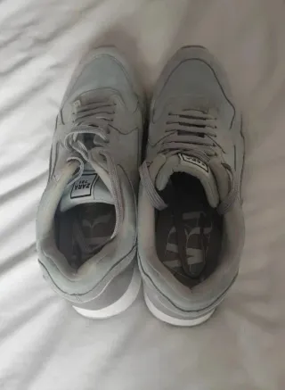 Zapatillas Zara Verde Menta y Plata Talla 41