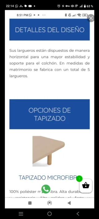 Somier Tapiflex Flex con patas de madera