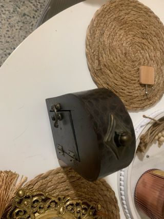 Espejo y reloj vintage