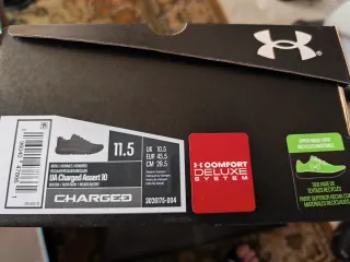 Zapatillas Under Armour Talla 45 Negras/Gris