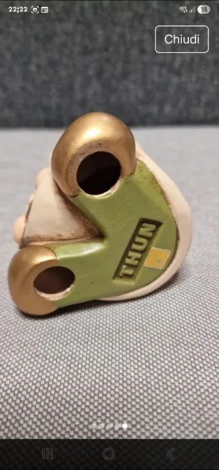 Thun Gnomo Seduto con Fungo