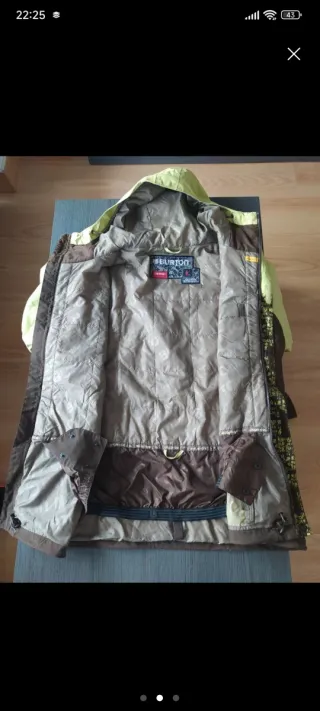Chaqueta Burton Nieve Marrón y Verde