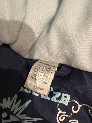 Equipación esquí 2-3 años