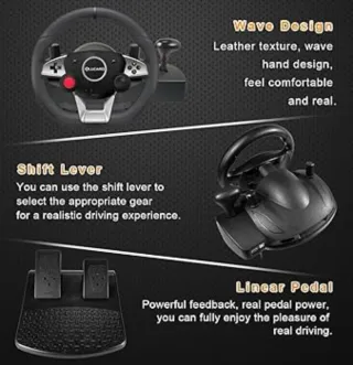 Volante PC Switch DULINGKER con Pedales