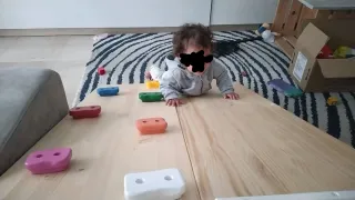 Estructura/ columpio de juego infantil de madera