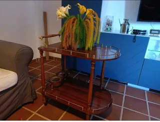 Carro bar Carmelita madera y metal