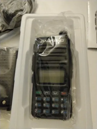 Radio Bidireccional Recargable Baofeng Negra