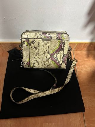 Bolso Parfois estampado serpiente multicolor