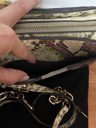 Bolso Parfois estampado serpiente multicolor