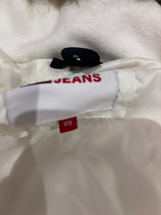 Plumífero Tommy Jeans Blanco Talla XS