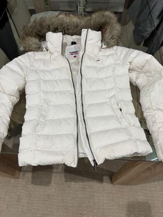 Plumífero Tommy Jeans Blanco Talla XS
