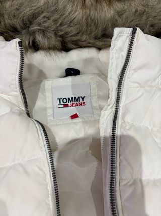 Plumífero Tommy Jeans Blanco Talla XS