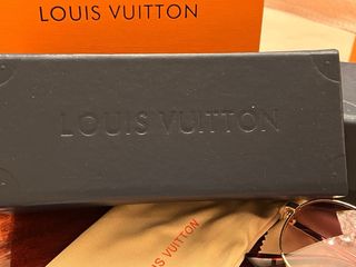 Gafas de sol Louis Vuitton doradas y rosas