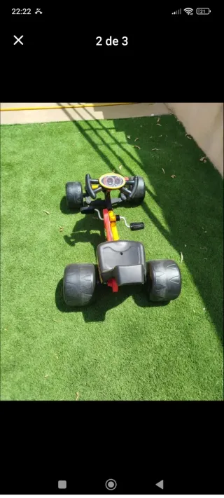 Kart a pedales Rayo McQueen