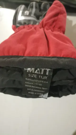 Guantes de esquí MATT para niños.
