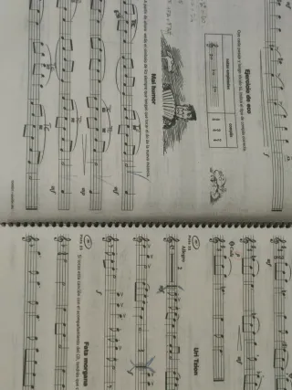 Libro Escuchar, leer y tocar 2 Saxofón