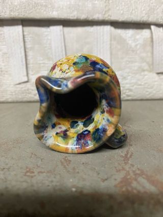 Brocca ceramica miniatura decorata