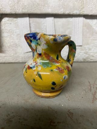 Brocca ceramica miniatura decorata
