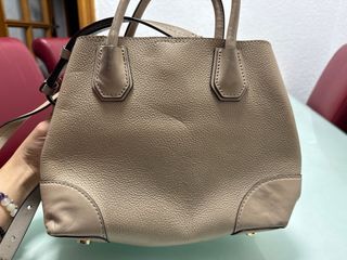 Bolso Michael Kors Beige Flores Doradas