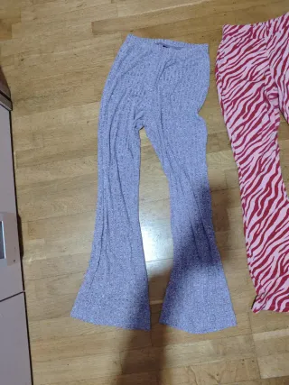 Lote 2 leggings acampanados