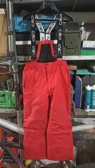 Conjunto esquí CMP niño verde y rojo