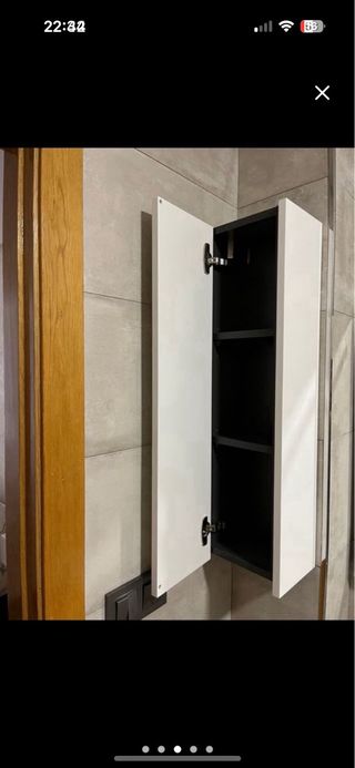 Mueble colgante baño/cocina blanco
