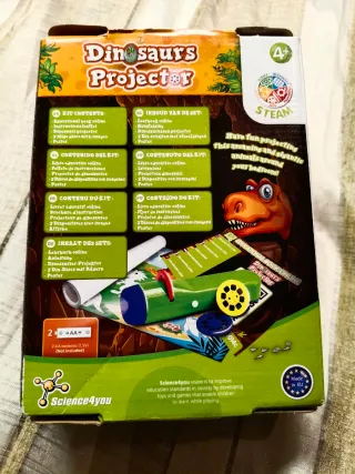 Proyector Dinosaurios Science4you + Libro