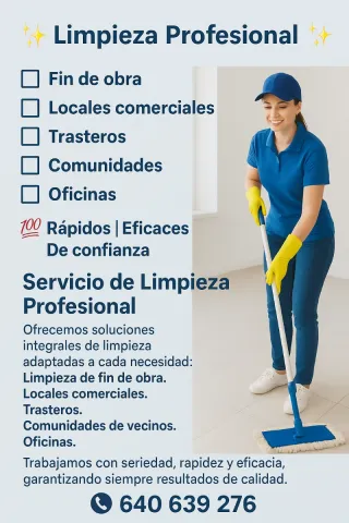 Limpieza fin de obra