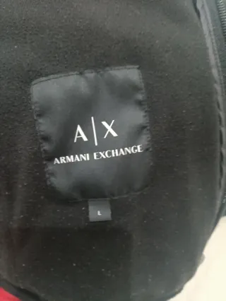 Giubbotto Armani Exchange Uomo Nero/Rosso