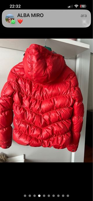 Anorak/Plumífero Tommy Hilfiger Rojo
