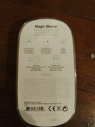 Mouse Wireless Apple Bianco/Argento