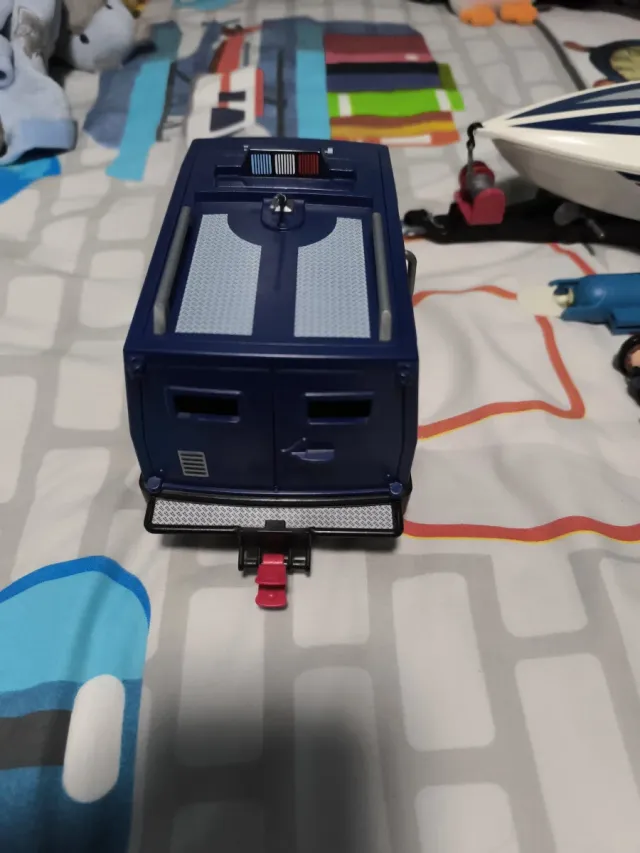 Playmobil Coche Policía y Lancha