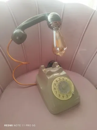 Lampada vintage telefono