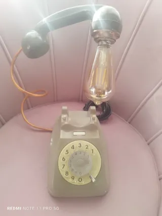 Lampada vintage telefono
