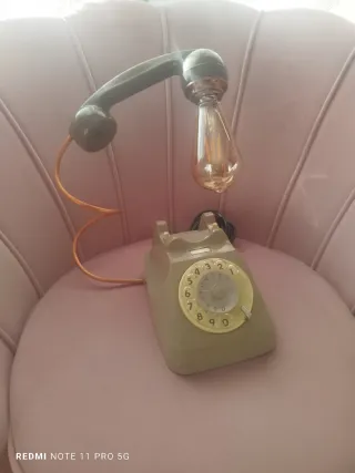 Lampada vintage telefono