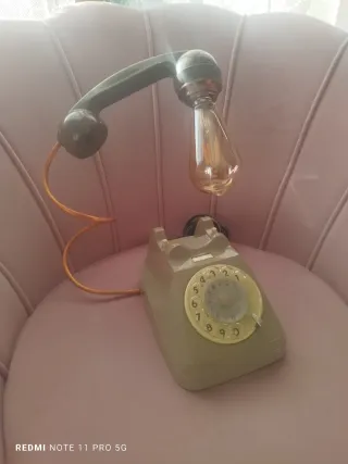 Lampada vintage telefono