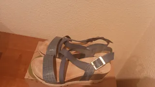 Sandalias Yokono Azul Mujer