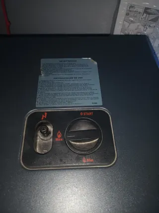 Estufa Catalítica HJM Negra/Plateada