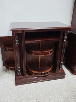 Mueble bar giratorio años 70