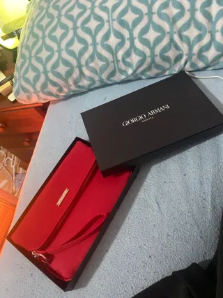 Bolso de fiesta Giorgio Armani Rojo