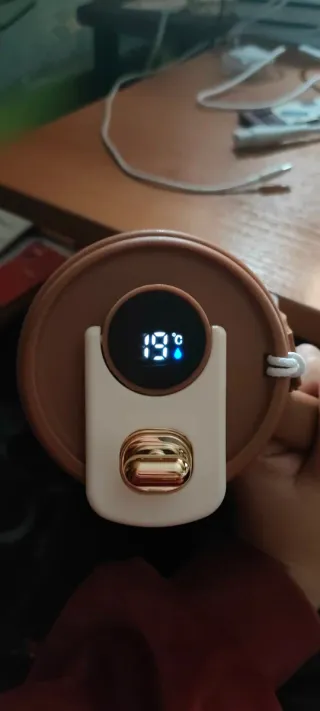 Termo Taza con Asa y Termómetro 650ml