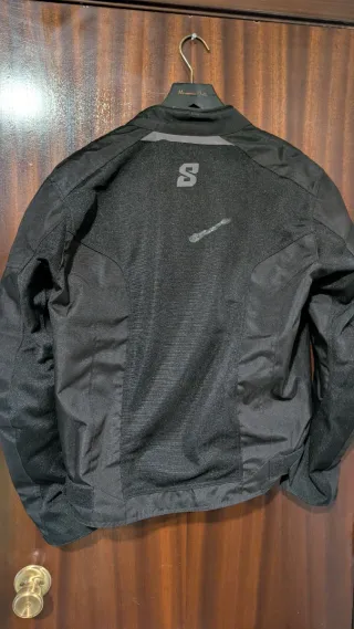 Chaqueta Moto Negra con Protecciones