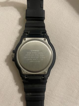 Reloj Casio Negro