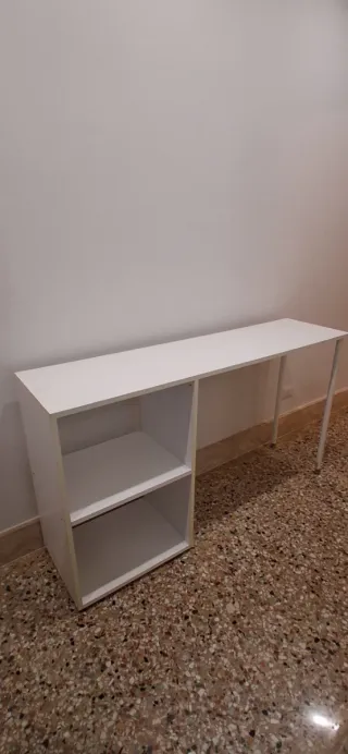 Scrivania libreria bianca