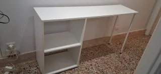 Scrivania libreria bianca